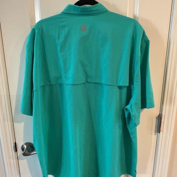 Ocean and Coast Short Sleeve Solid Fishing Shirt - Picture 3 of 9